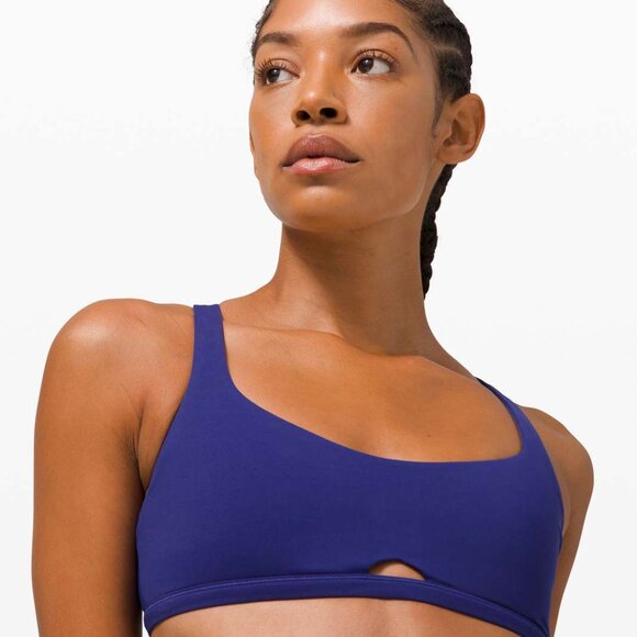 Lululemon Free to be Bra Wild Peak Light Support, A/B Cup, Colour Larkspur, Sz 8 - Picture 1 of 13